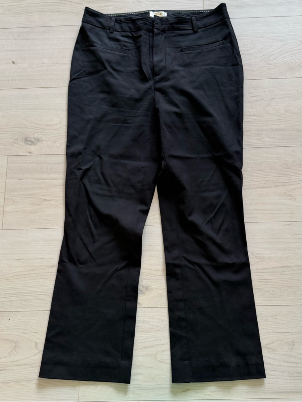 Maeve Black Straight-Leg Women's Pants